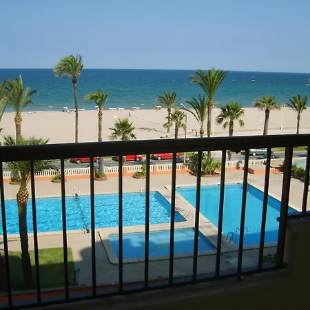 Apartamento 1ª Linea De Playa Con Piscina En Edificio Albatros Ii *